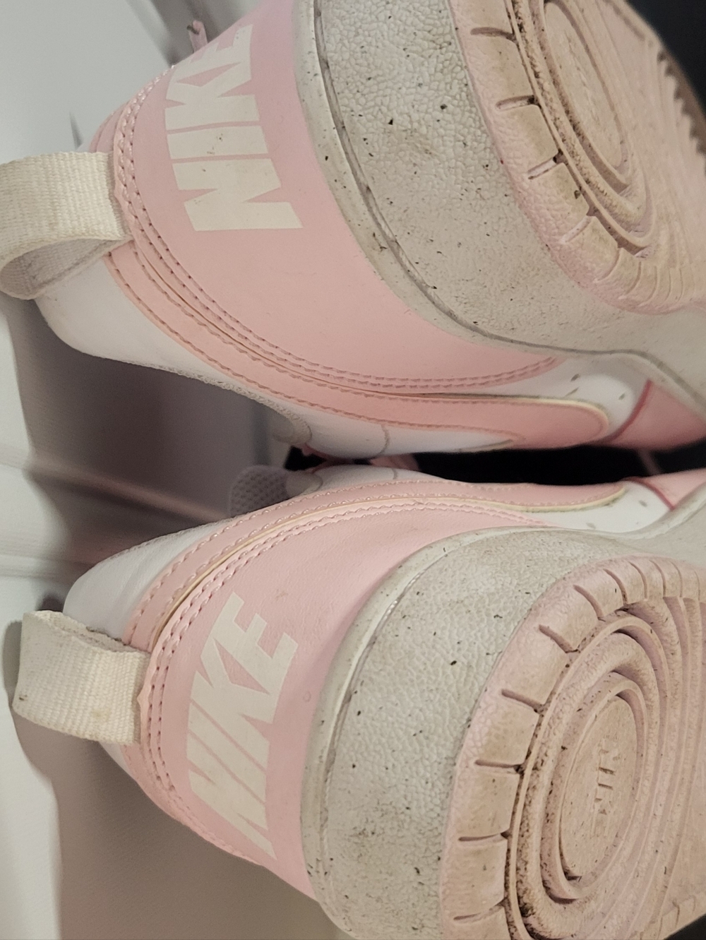 Nike Court Borough Low Recraft DV5456-105 Pink Sneakers Girls Size 5y - Picture 4 of 8